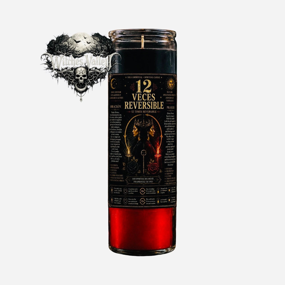 12 Veces Reversible Veladora - 12 Times Reversible Candle | Return to Sender