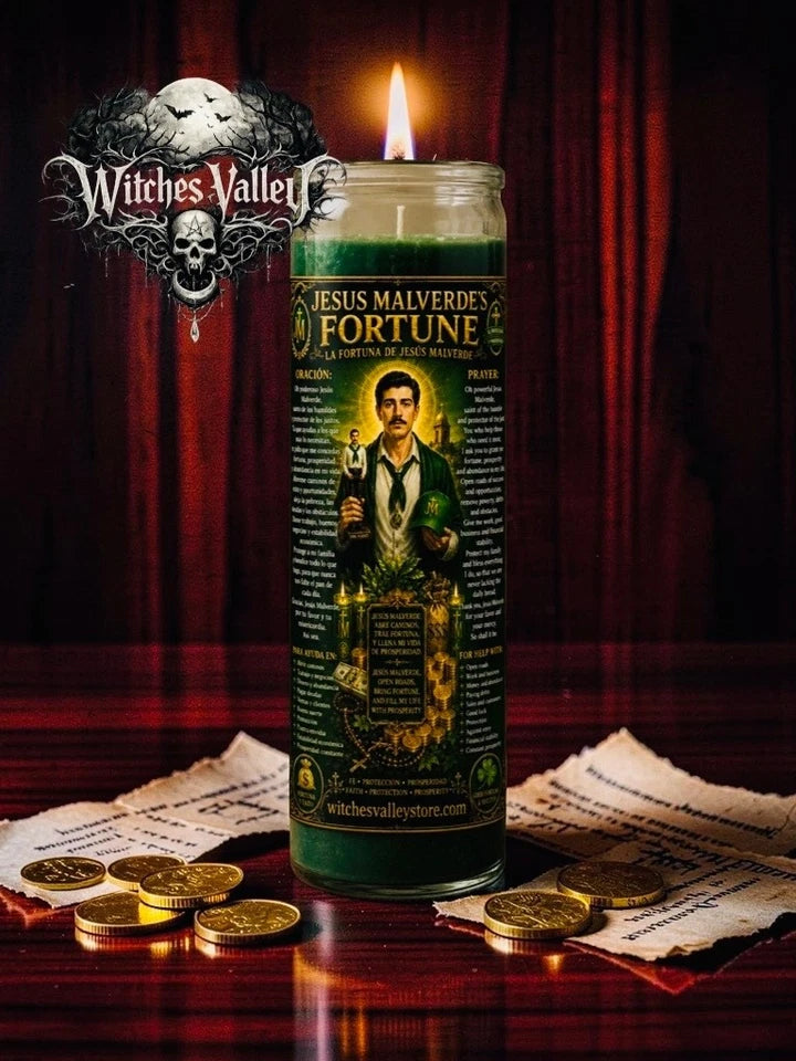 Jesus Malverde Fortune Prayer | La Fortuna de Jesus Malverde Veladora Dinero