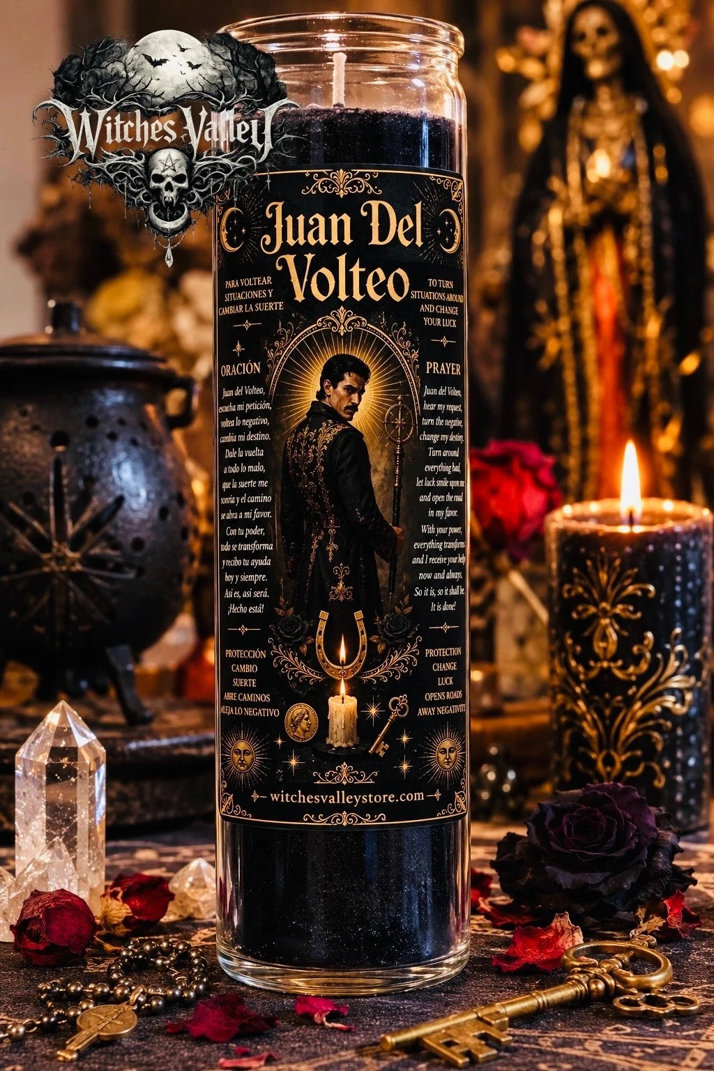 Juan Del Volteo Spiritual Prayer Candle - Juan Del Volteo Veladora. Abre Caminos