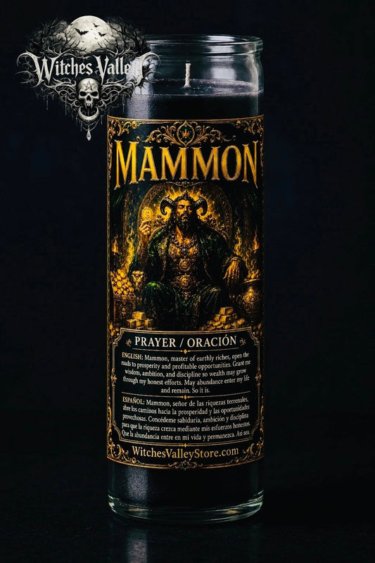 Mammon Prosperity Candle – Wealth & Abundance Intention Spiritual Candle.