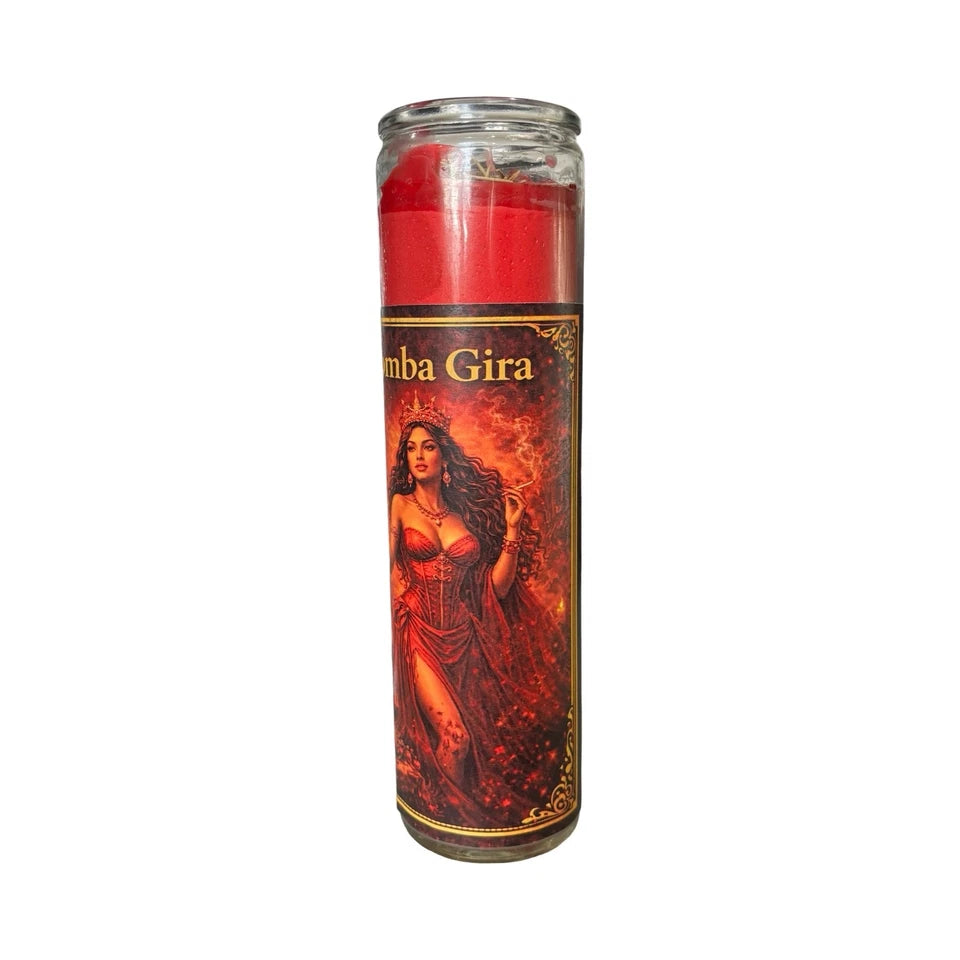 Pomba Gira Love Spell Ritual Candle - Veladora Para Regrese el Ser Amado Amarre