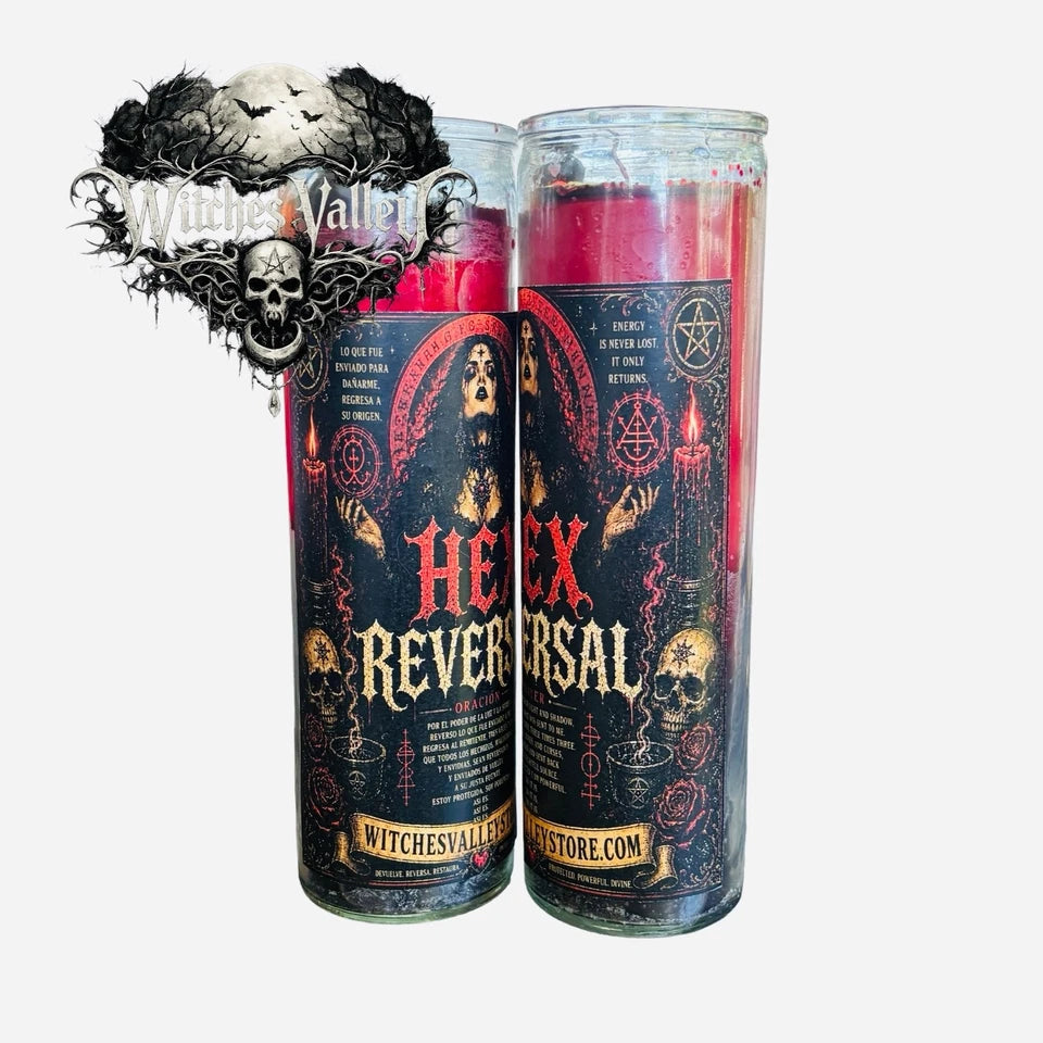 Veladora Hex Reversal | Vela de Reversion de Energias Negativas | Reversible