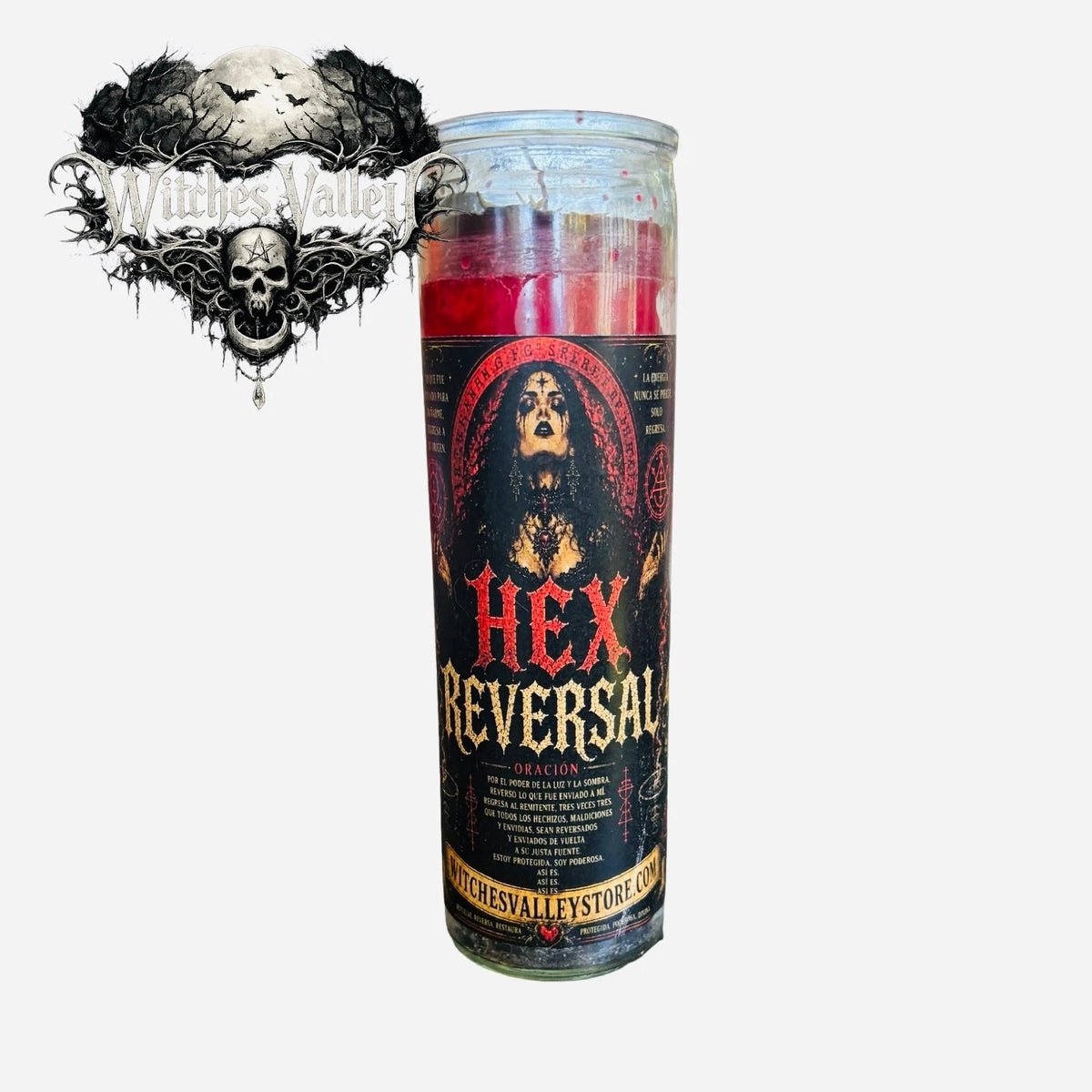 Veladora Hex Reversal | Vela de Reversion de Energias Negativas | Reversible