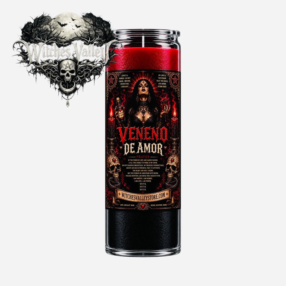Veneno de Amor Love Candle | Passion & Romance Candle | Veneno de Amor Veladora