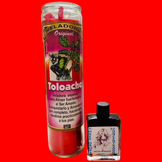 Toloache Set, 1 oz Toloache + Veladora