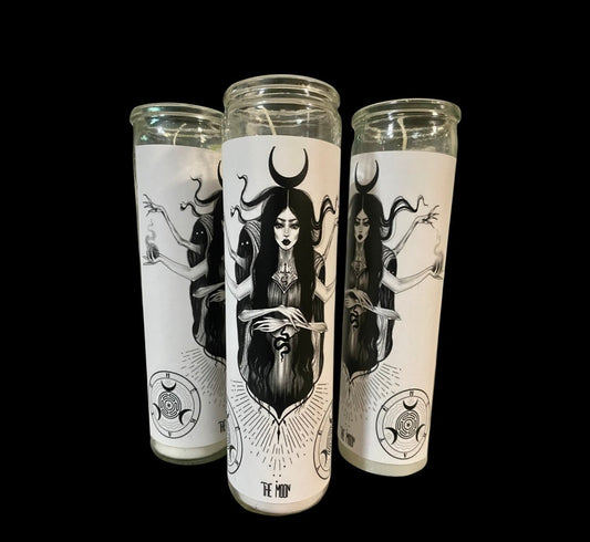 Hekate Sigil Devotional Ritual White Candle