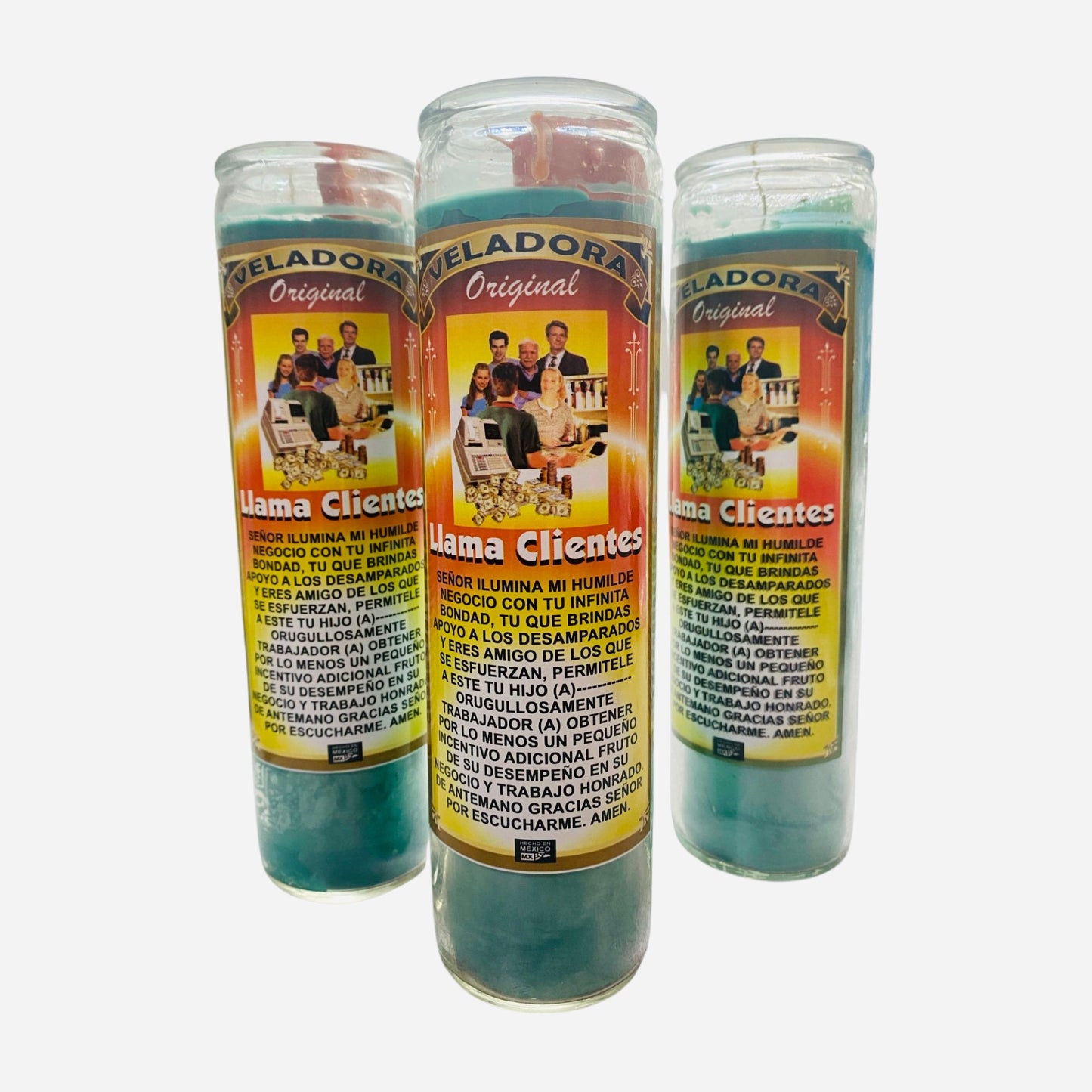 Set of 2x, Call Clients Candle, Llama Clientes Veladora, Better Business, Levanta Negocio