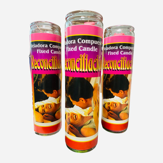 Reconciliacion Veladora, Reconciliation Fixed Candle, Para Reconciliacion con el ser amado.