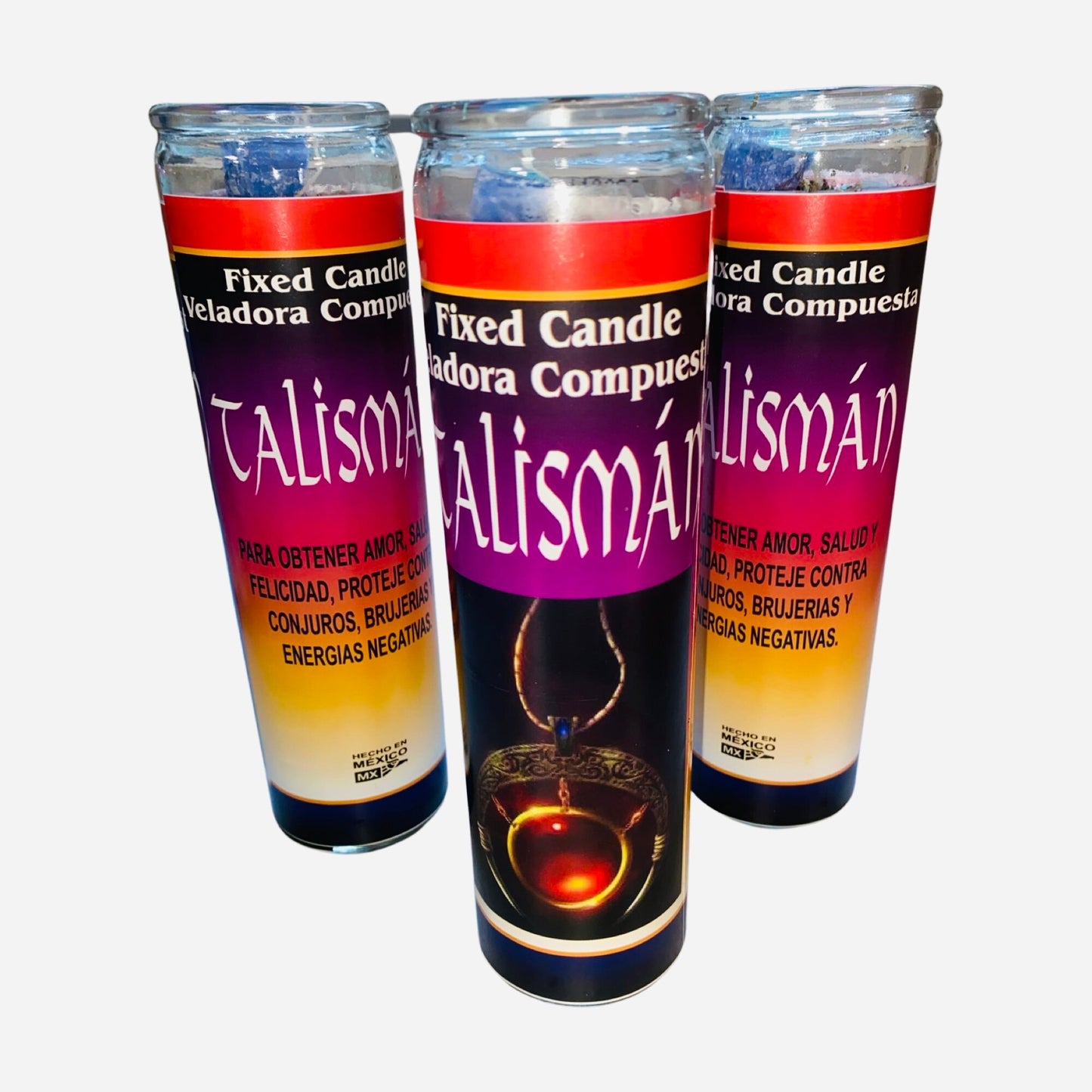 Talisman Veladora Preparada, Talisman Fixed Candle, Protege contra brujeria, Protection from Witchcraft