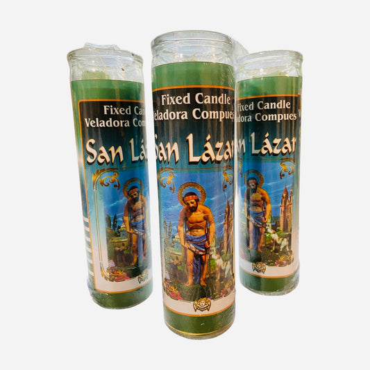 San Lazaro Veladora Preparada, Saint lazarus Fixed Candle