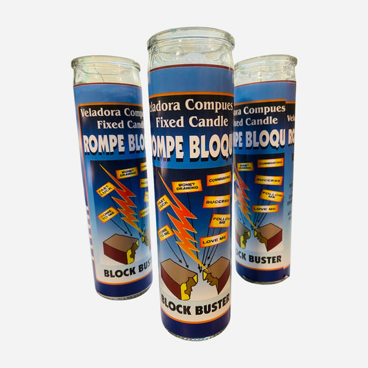 Rompe Bloque Veladora, Block Buster Fixed Candle, Remove Obstacles