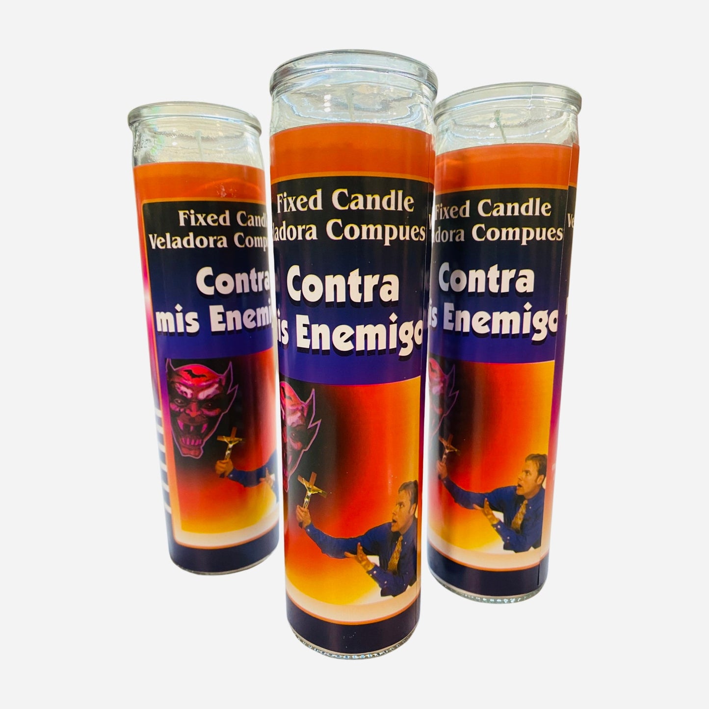 Contra mis Enemigos Veladora, Against my Enemies Fixed Candle.