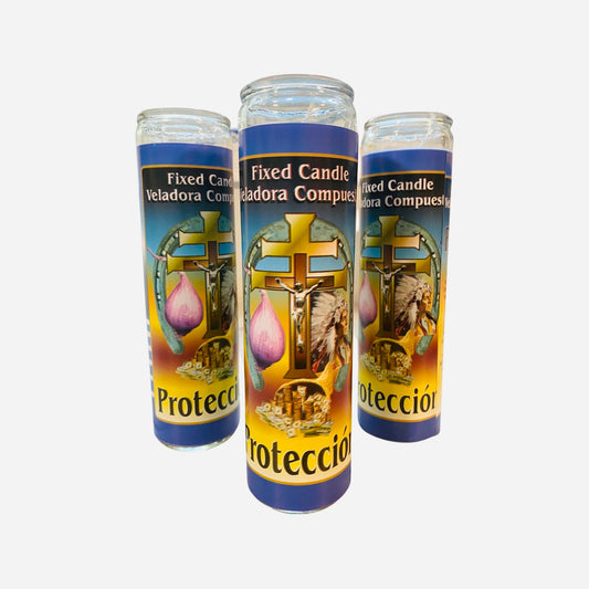 Proteccion Veladora, Protection Fixed Candle