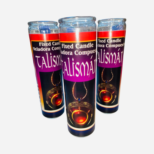 Talisman Veladora Preparada, Talisman Fixed Candle, Protege contra brujeria, Protection from Witchcraft