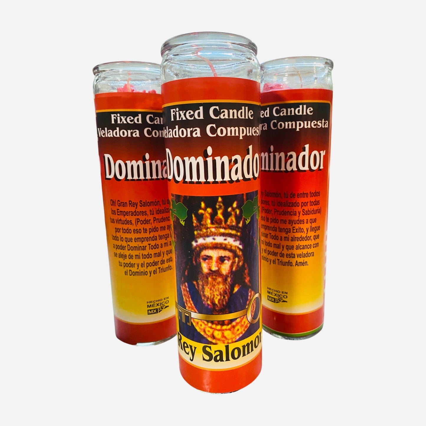 Rey Salomon Dominador Veladora, King Solomon Dominator Candle