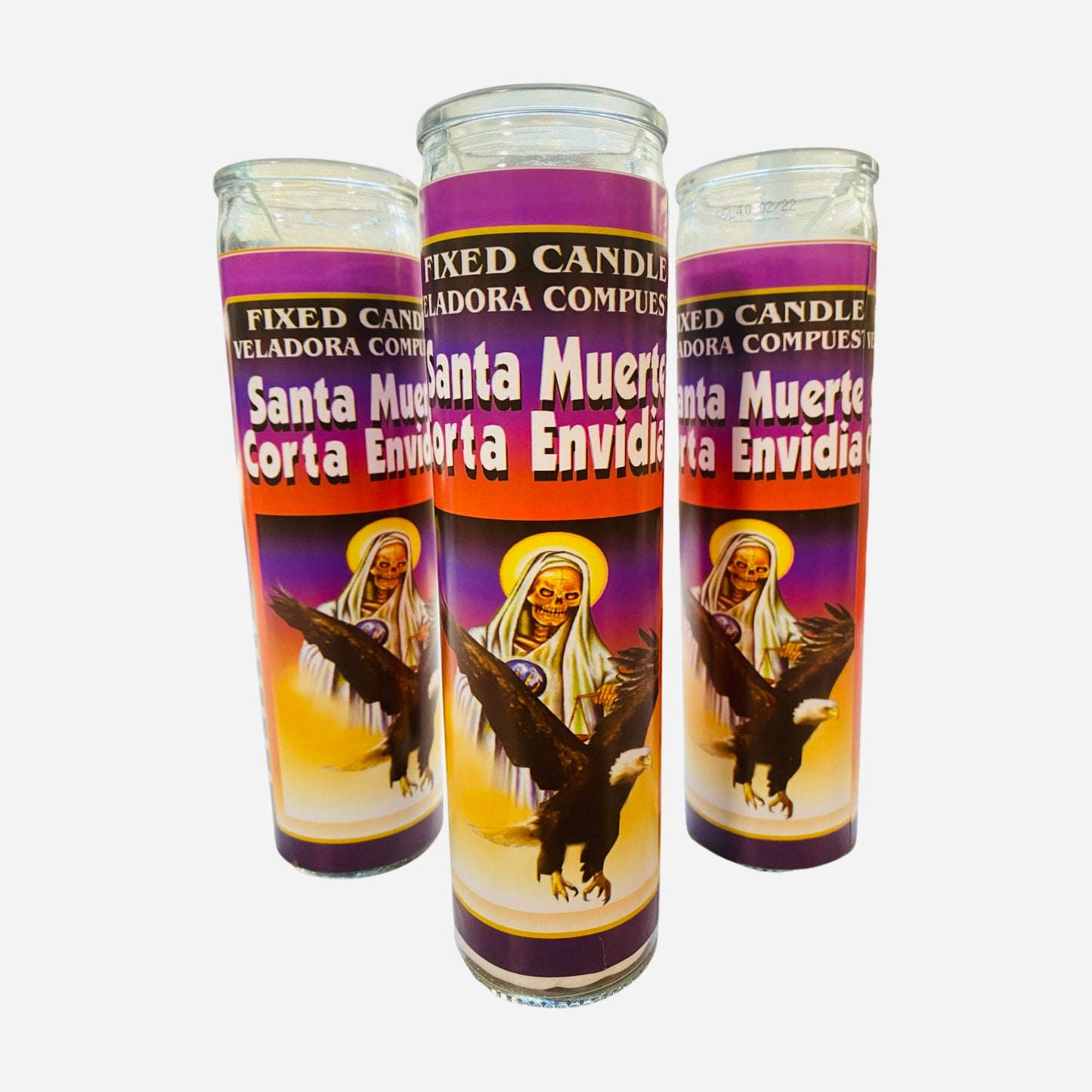 Santa Muerte Corta Envidia Veladora, Holy Death Against Envy Candle