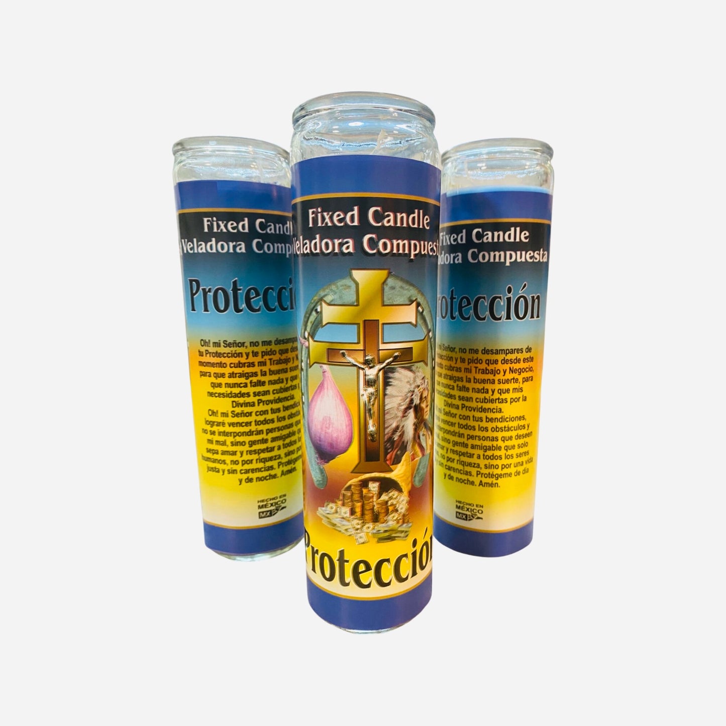 Proteccion Veladora, Protection Fixed Candle