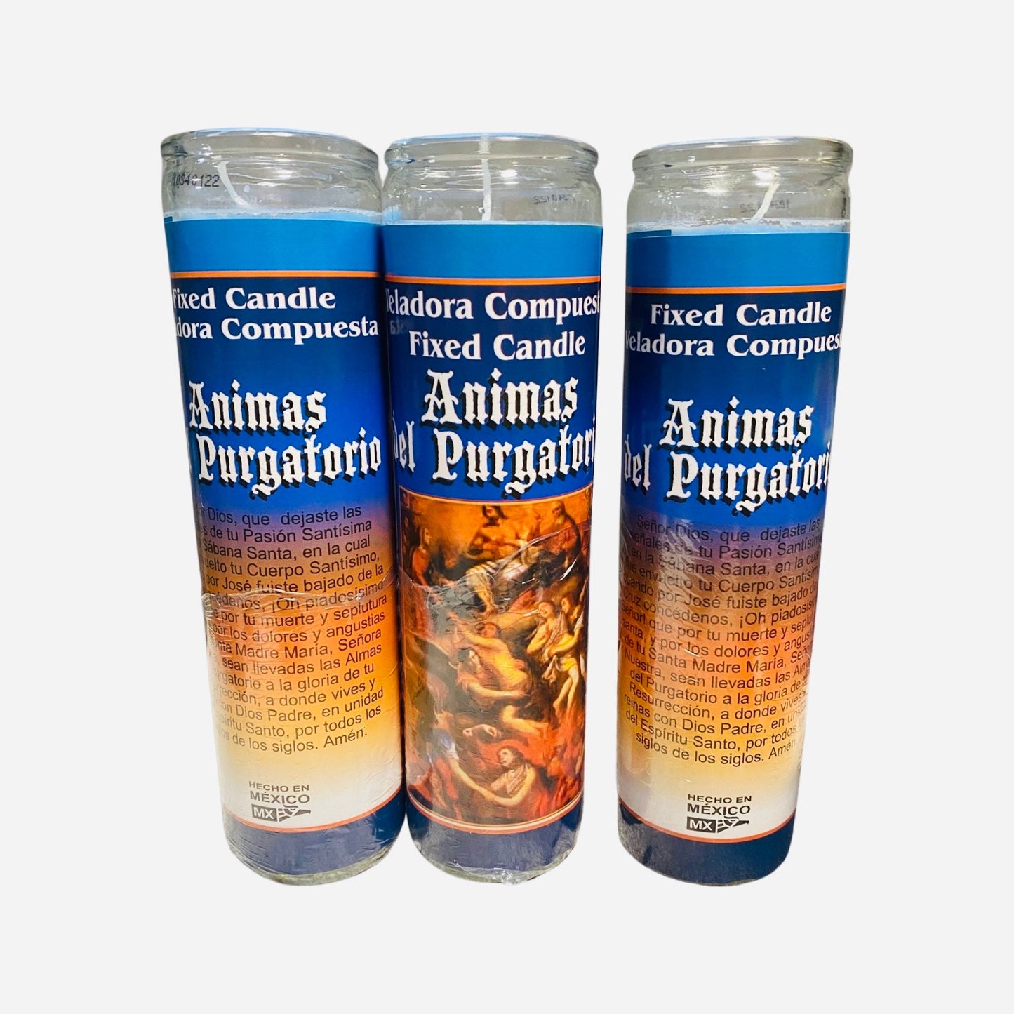 ANIMAS DEL PURGATORIO Veladora - Purgatory Souls Fixed Candle