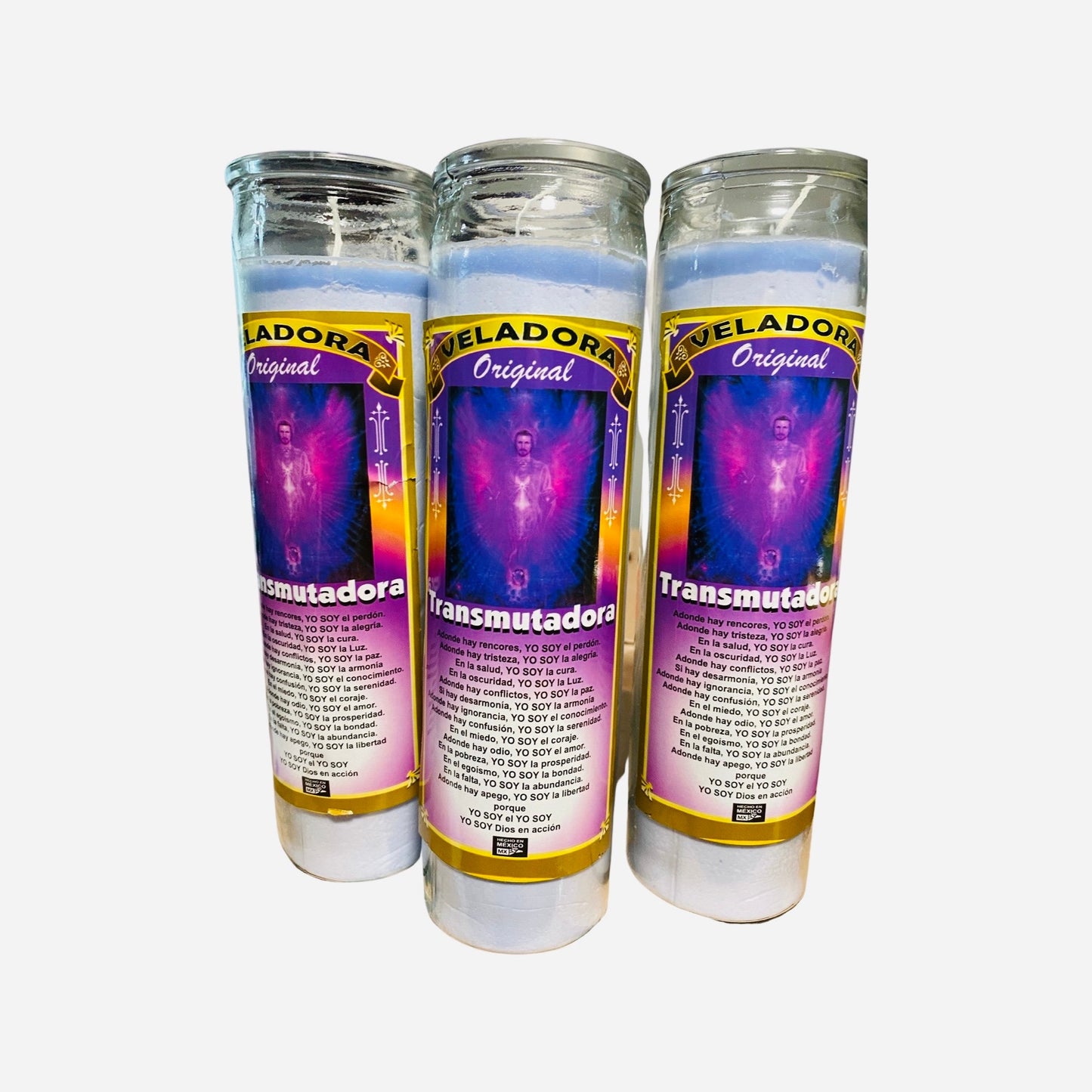 Veladora Transmutadora - Transmutation Fixed Candle, Para Transmutar enegias, transmute energies