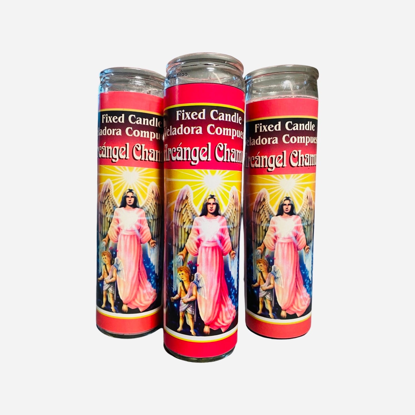 2X SET - Arcangel CHAMUEL Veladora - CHAMUEL Archangel Candle