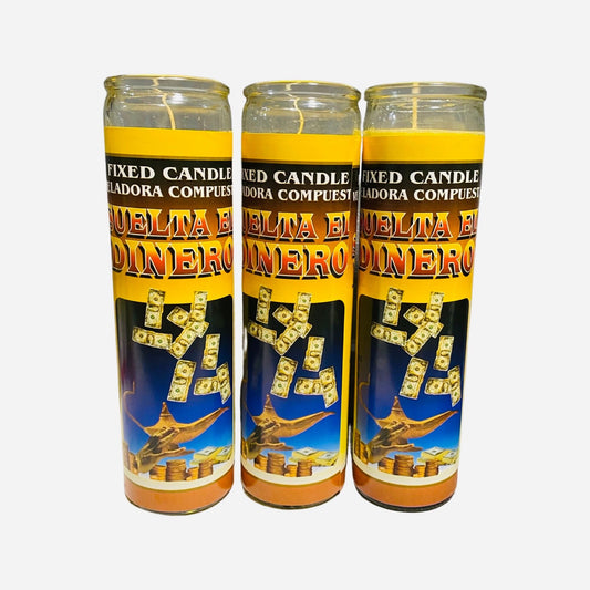 Suelta el Dinero Veladora, Give me the Money Fixed Candle , Pagame, Pay me
