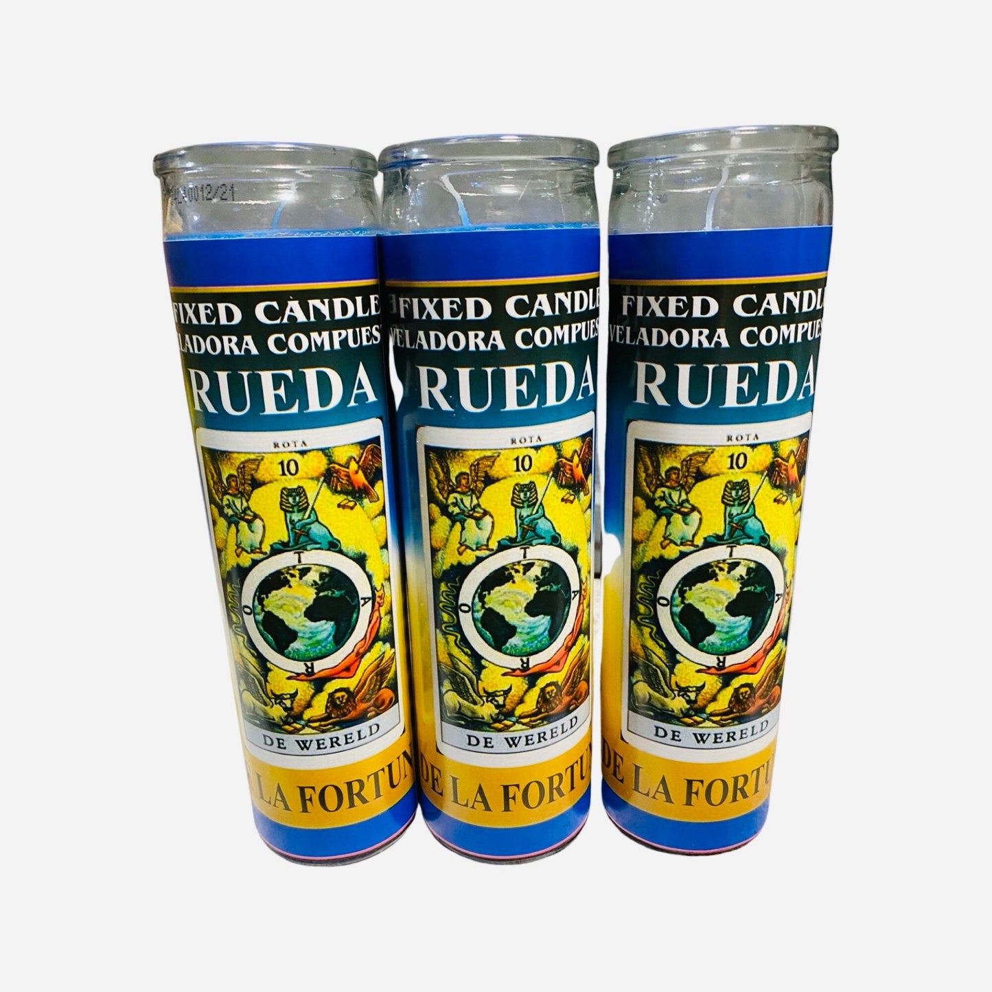 La Rueda de la Fortuna Veladora Para Cerrar Ciclos, The Wheel of Fortune Candle to close cycles