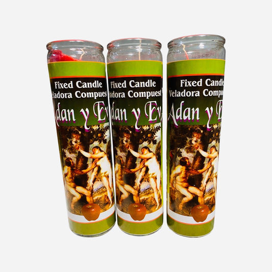 12x set- Adam and Eve Love Candle, Adan y Eva Veladora de Amor, Lovers, Marriage