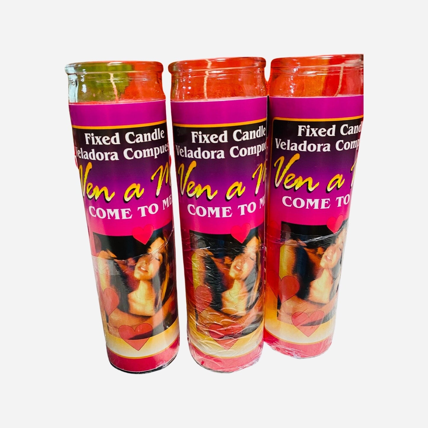 VEN A MI Veladora - Come to Me Fixed Candle, love and passion spell candle, amor y pasion