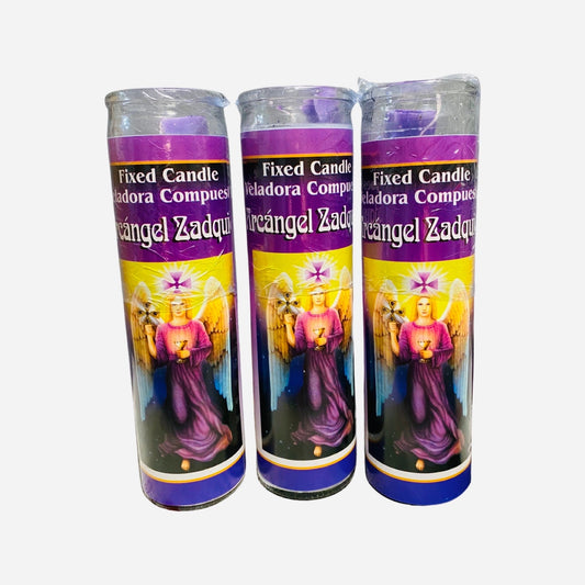 2x set ARCANGEL ZADQUIEL VELADORA - Archangel Zadquiel Candle