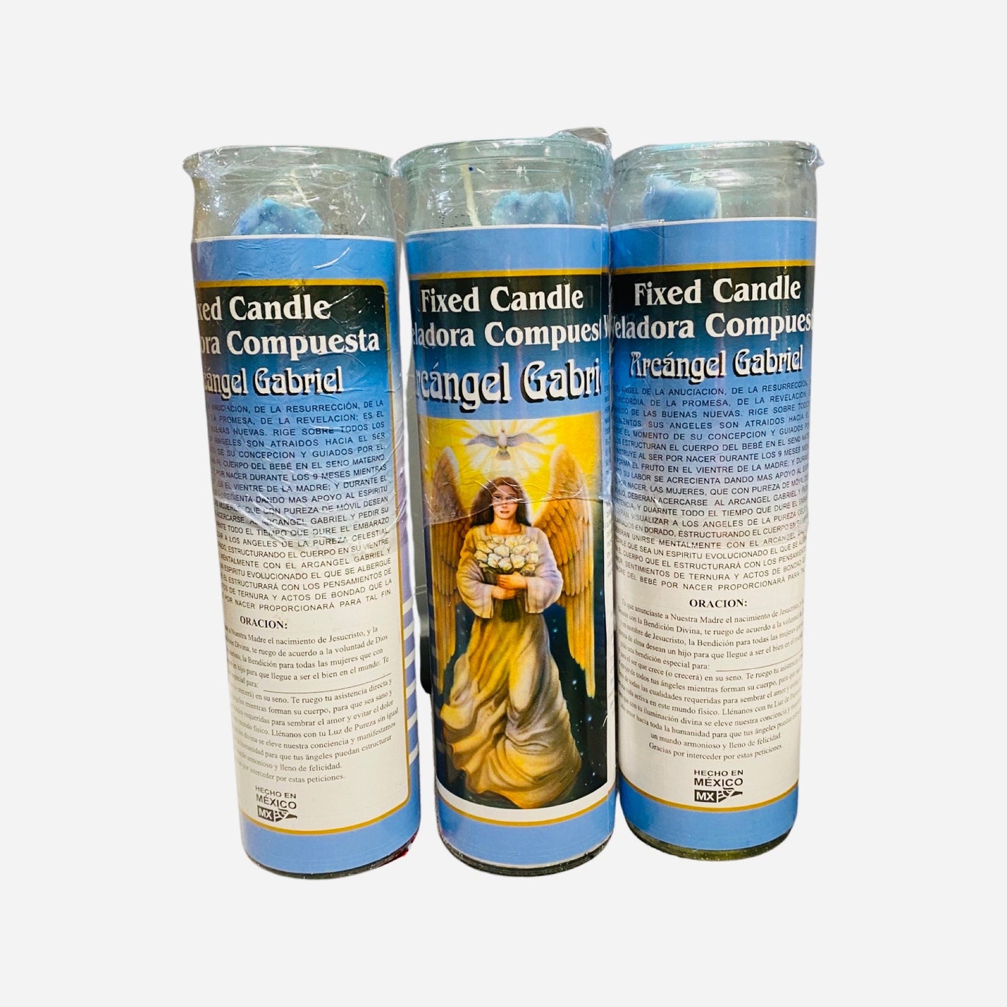 2x set ARCANGEL GABRIEL VELADORA - Archangel Gabriel Candle