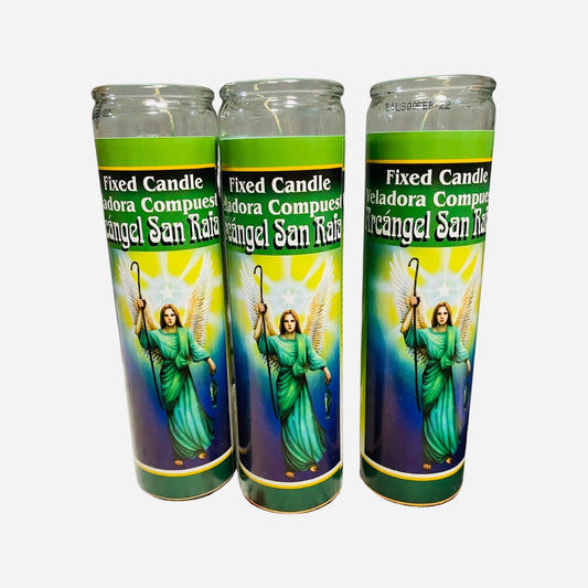 2x set ARCANGEL SAN RAFAEL Veladora - Archangel Raphael Candle