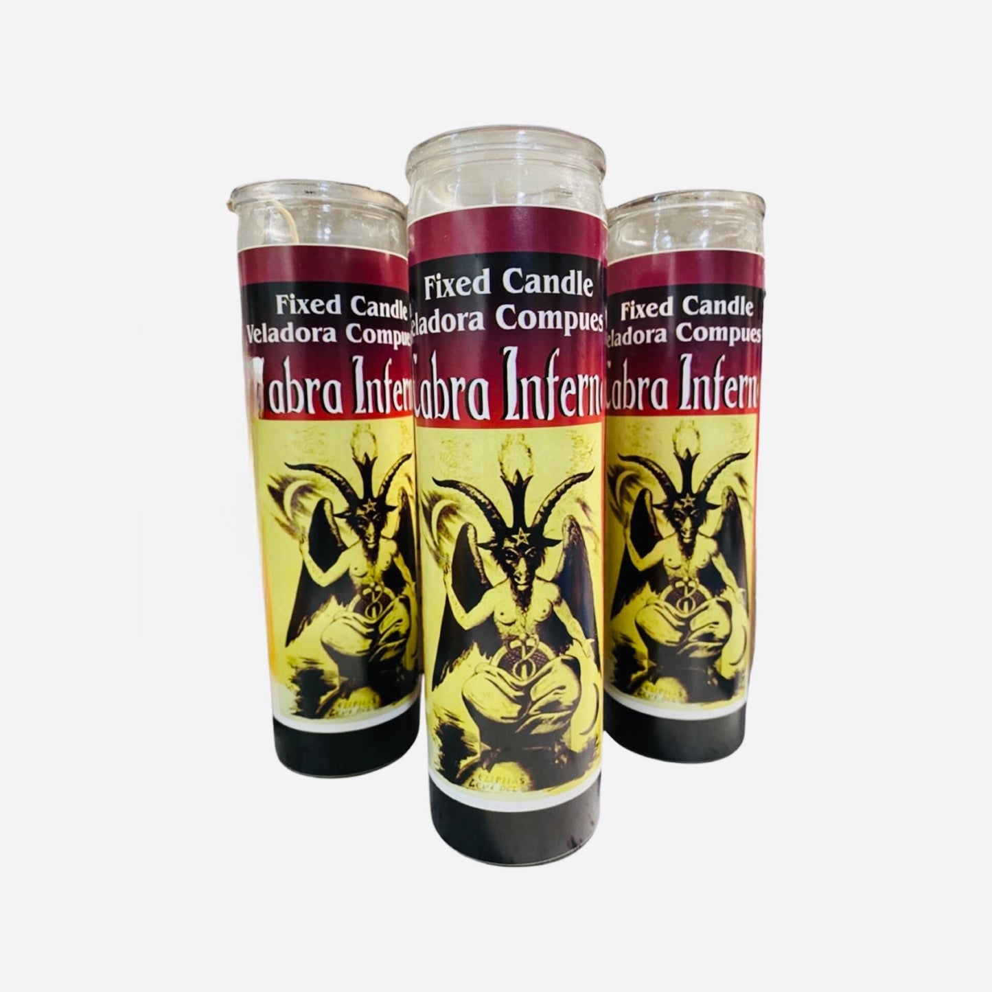 CABRA INFERNAL Veladora - Infernal Goat Candle, to get whatever you want, para conseguir lo que quieras