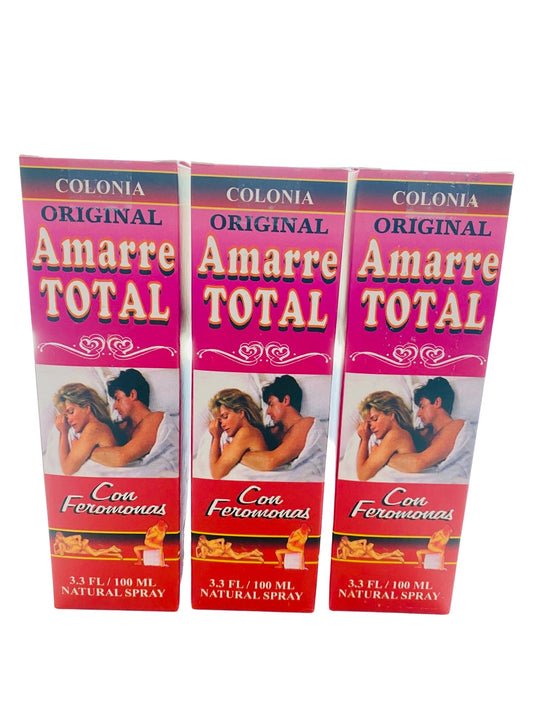 AMARRE TOTAL Con Feromonas Perfume Colonia Amor y Pasion, Para amarrar al sexo opuesto