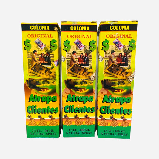 ATRAPA CLIENTES - Catch Clients Perfume Colonia Wicca Cologne Perfume Spray Spell Ritual Santeria Proteccion Aura Feromonas