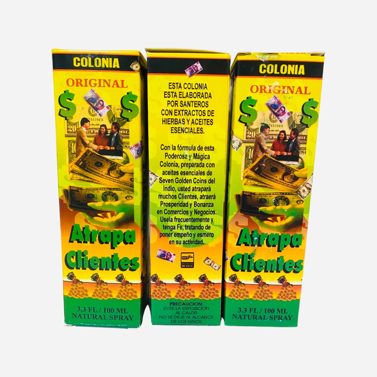 ATRAPA CLIENTES - Catch Clients Perfume Colonia Wicca Cologne Perfume Spray Spell Ritual Santeria Proteccion Aura Feromonas