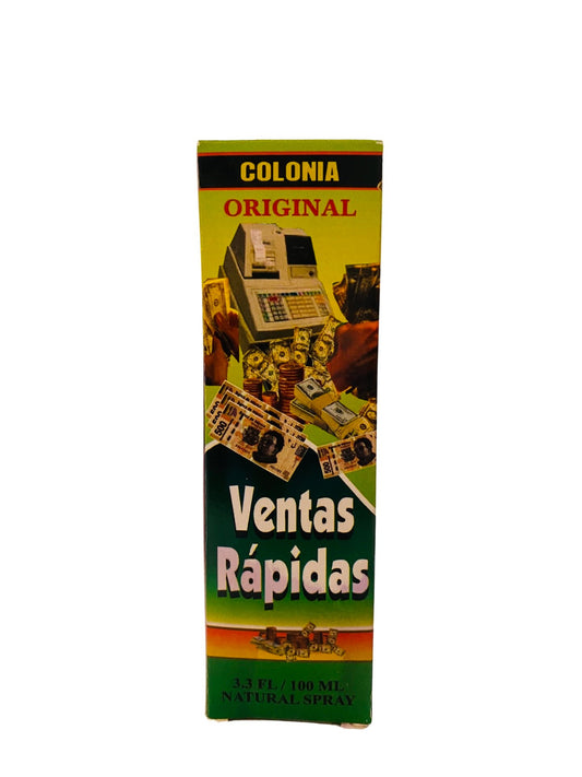 VENTAS RAPIDAS Perfume Colonia-  Fast Sales Wicca Cologne Perfume Spray Spell Ritual Santeria Proteccion Aura