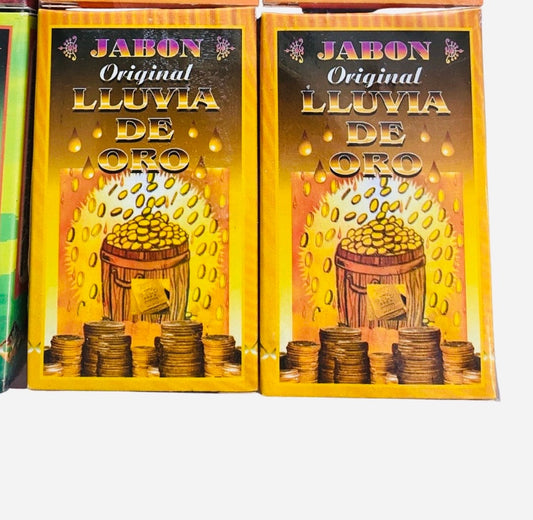 LLUVIA DE ORO - Gold Rain Jabon Espiritual Spiritual Spell Soap