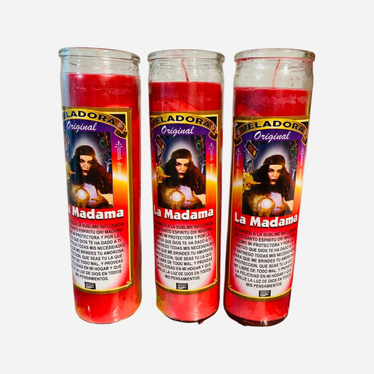 LA MADAMA Veladora - MADAME Fixed Candle Para Proteccion, Protection