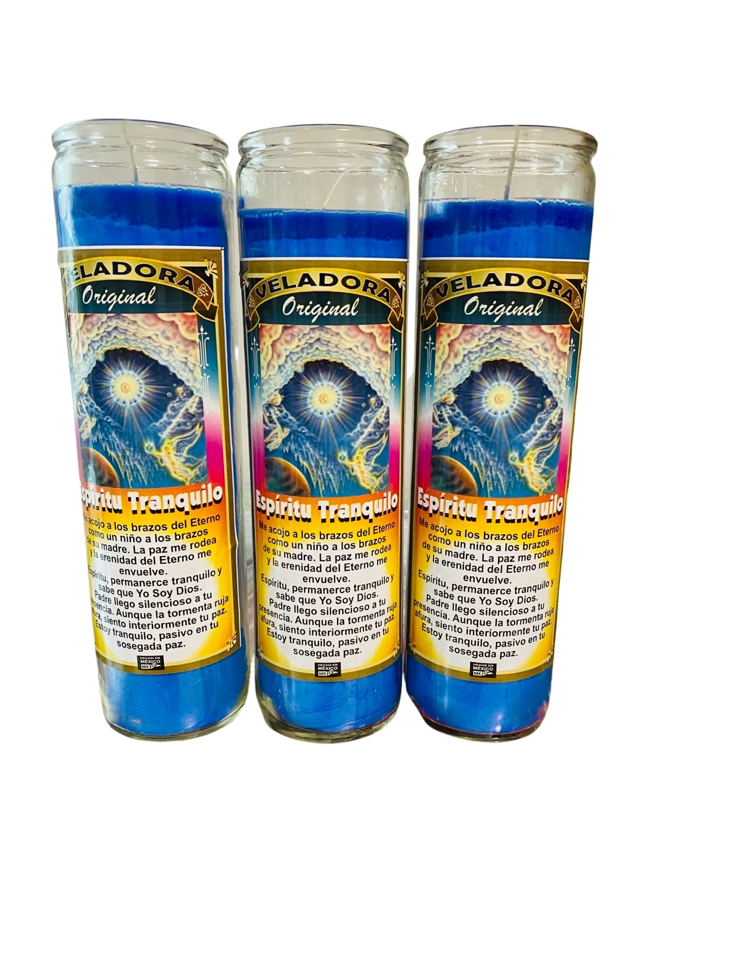 ESPIRITU TRANQUILO Veladora - TRANQUIL Spirit Candle Para Paz y Tranquilidad