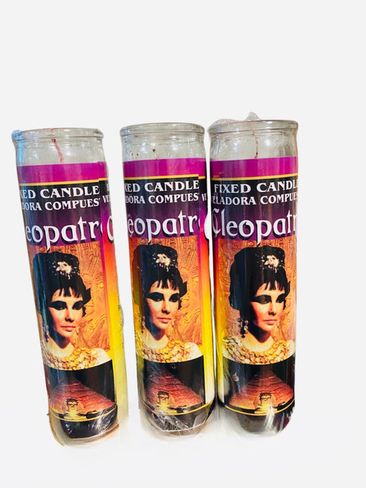 Fixed Candle Veladora CLEOPATRA Candle.