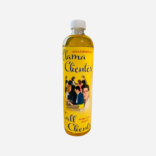 LLAMA CLIENTES - Call Clients Agua Espiritual Spiritual Water, Para Limpias