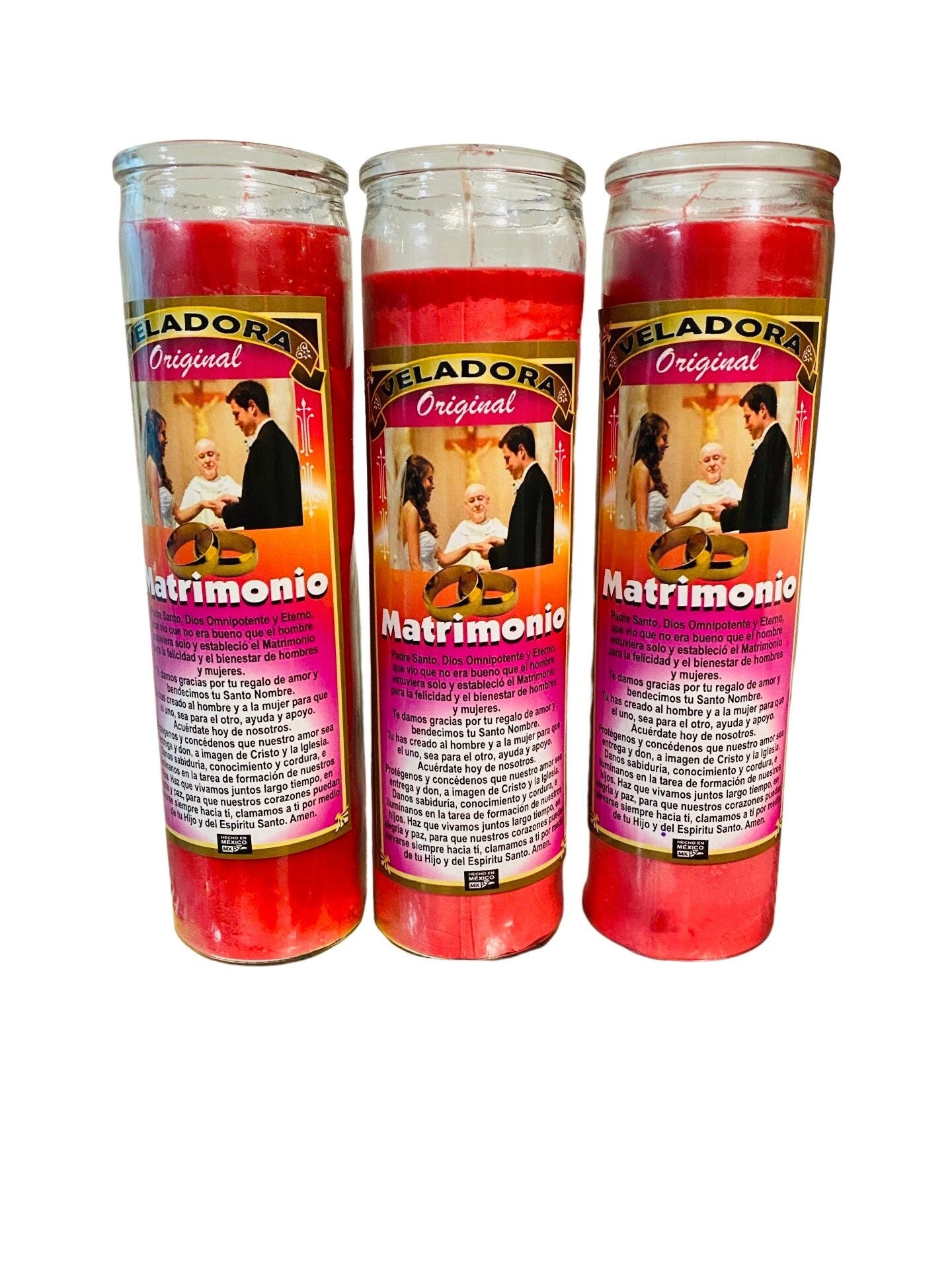 MATRIMONIO Veladora Para Casarse - MARRIAGE Candle