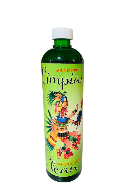 LIMPIAS - CLEANSINGS Agua Espiritual Spiritual Water, Para Limpias