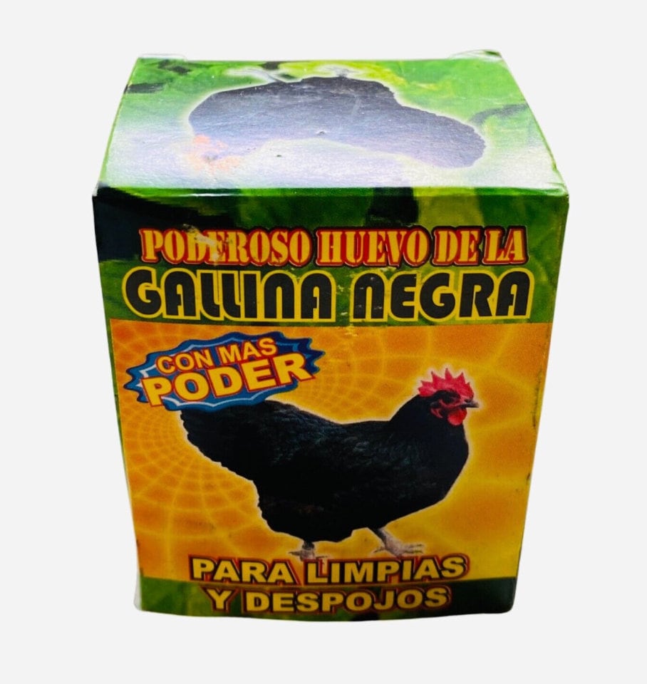 Poderoso Huevo de la Gallina Negra Para Limpias y Despojos, Rompe Brujeria y Maldiciones, Quita Mal de ojo