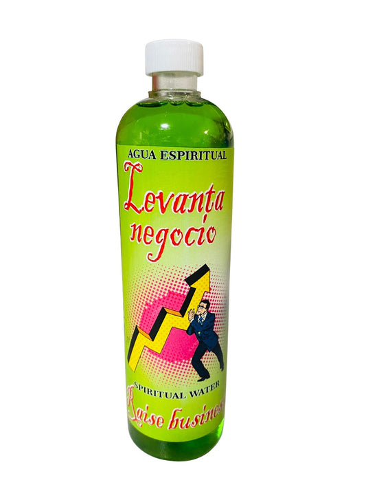 LEVANTA NEGOCIO - Better Business Agua Espiritual Spiritual Water, Para Limpias