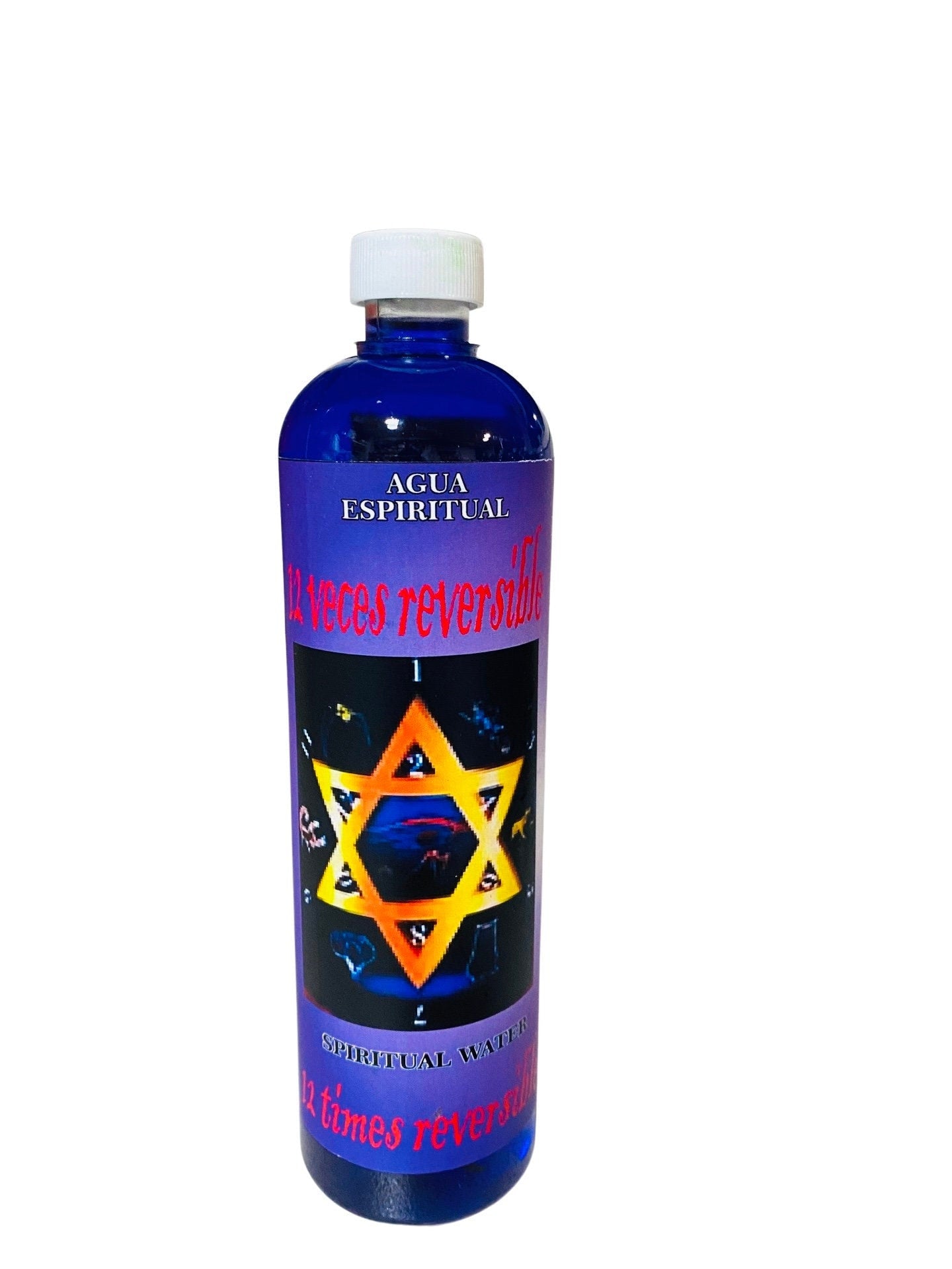 12 VECES REVERSIBLE - 12 Times REVERSIBLE Agua Espiritual Spiritual Water, Para Limpias