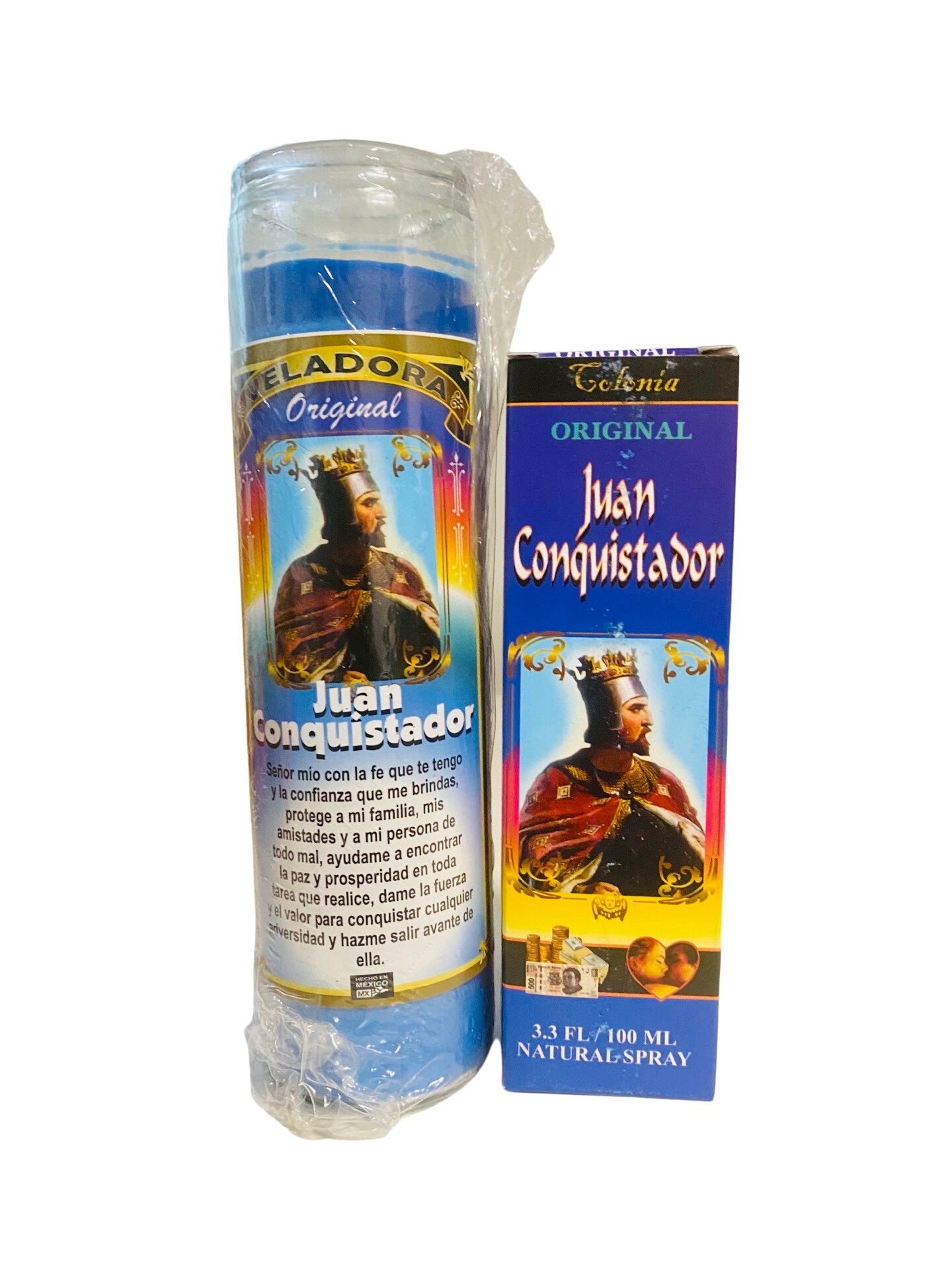 JUAN CONQUISTADOR Veladora + Perfume