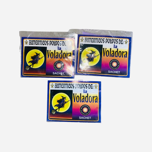 3 pack - Polvos de Voladora - Flying Dust get rid of your enemies, brake up a couple, powder spell, voodoo, brujeria, santeria, spells