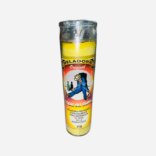 TRIPAS DEL DIABLO Veladora - Devil's Guts Candle Para Aborrecer el Vicio de la Borrachera