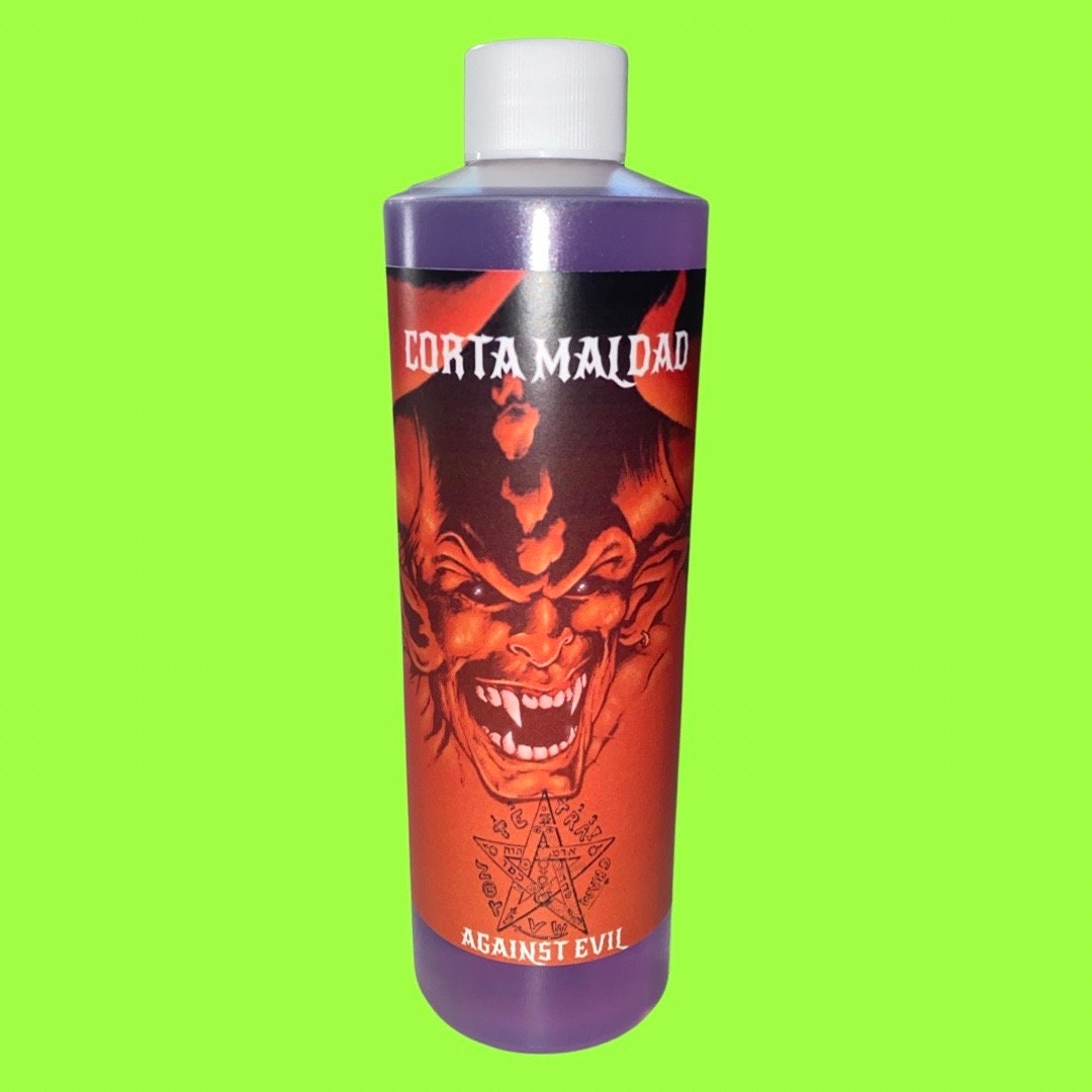 16 OZ CORTA MALDAD - Contra Maldad Agua Espiritual Spiritual Water, Para Limpias